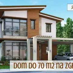 Nowoczesny dom 70m2 bez pozwolenia, projekt za darmo. Zobacz, jakie warunki!